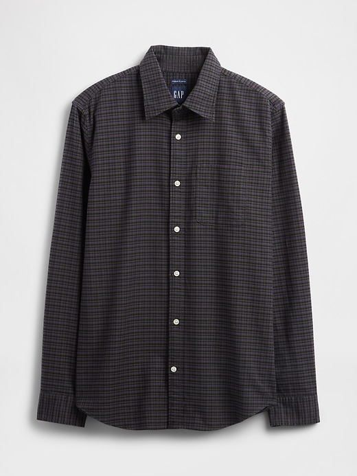chemise oxford à carreaux