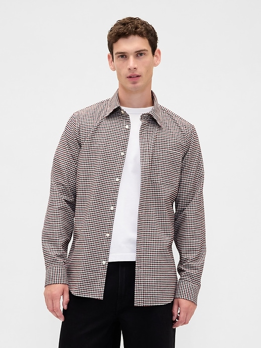 chemise oxford à carreaux