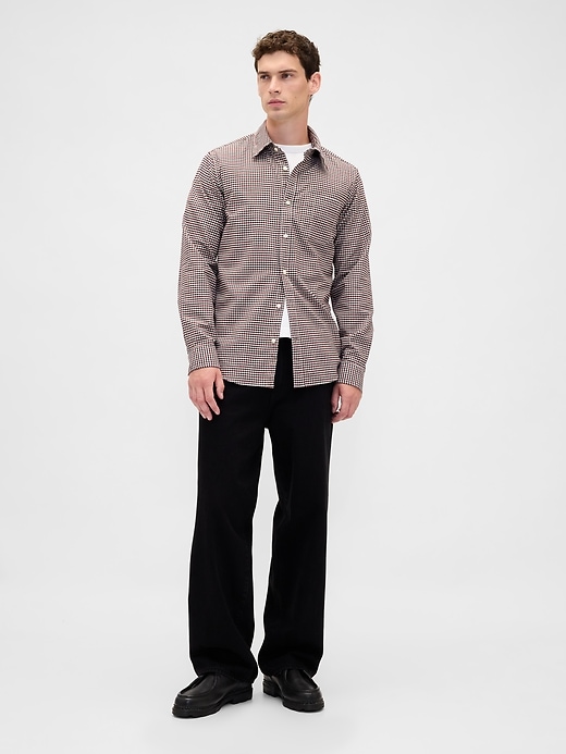 chemise oxford à carreaux