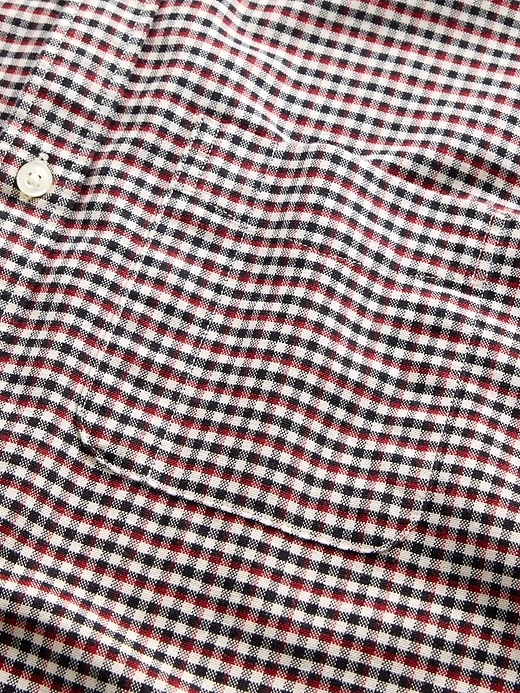 chemise oxford à carreaux