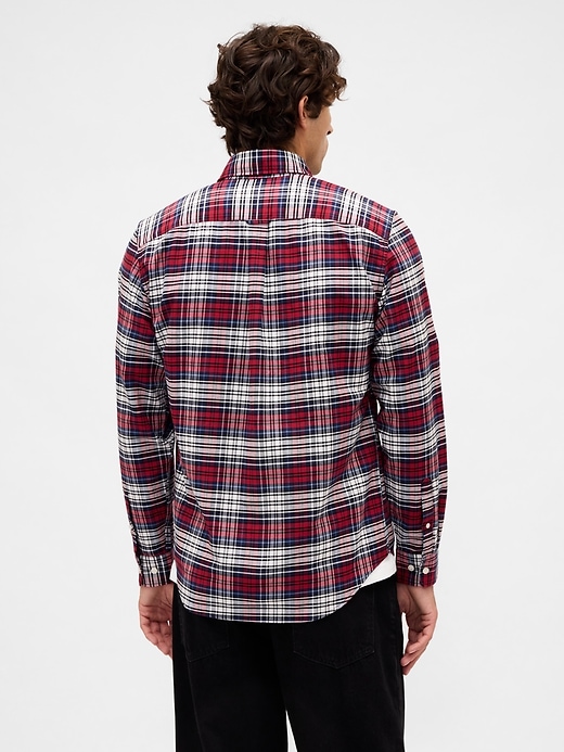 chemise oxford à carreaux