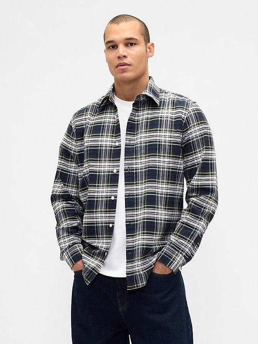 chemise oxford à carreaux