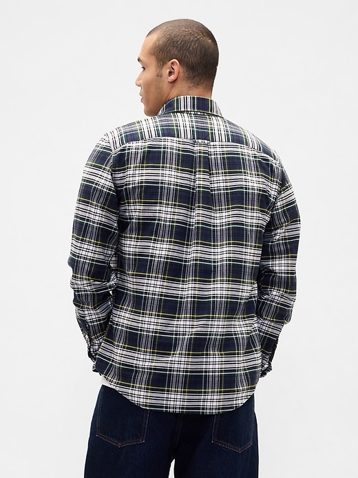 chemise oxford à carreaux