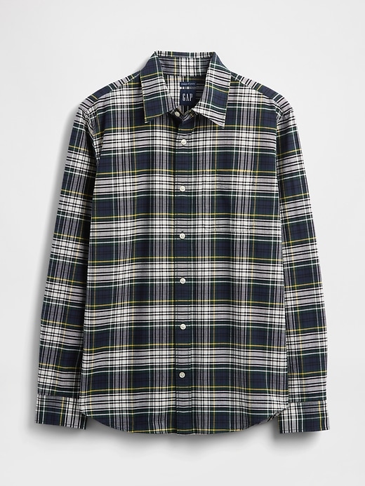 chemise oxford à carreaux