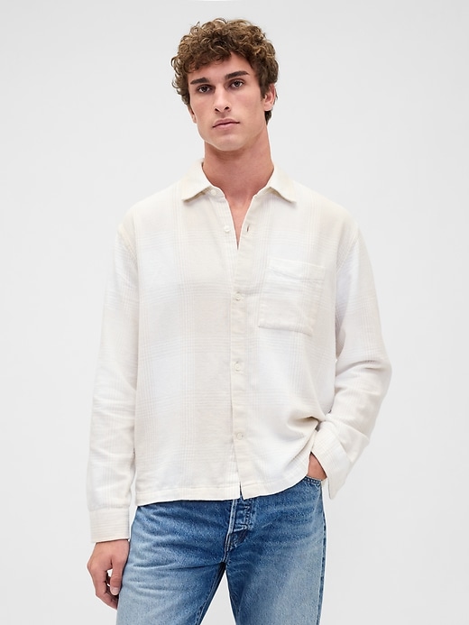 chemise en flanelle décontractée