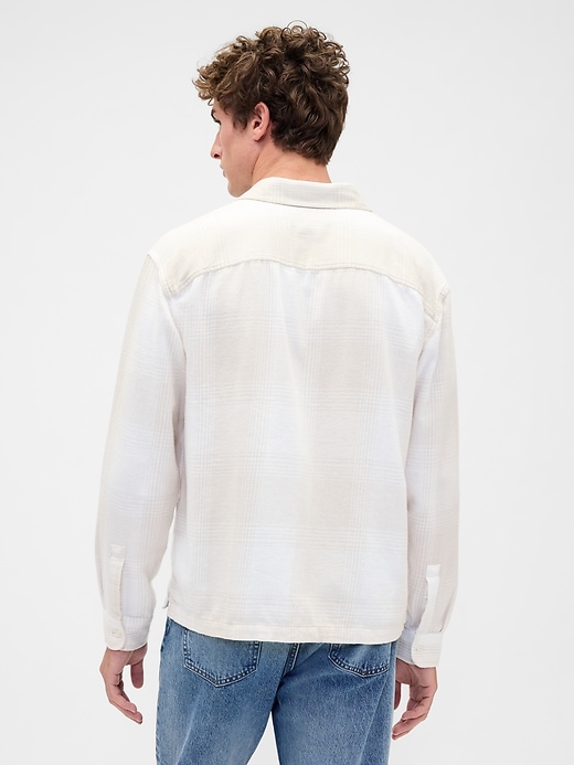 chemise en flanelle décontractée