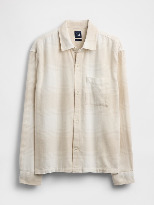 chemise en flanelle décontractée