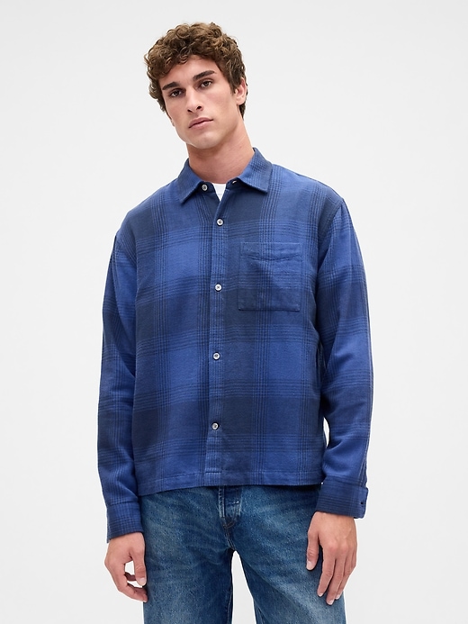 chemise en flanelle décontractée