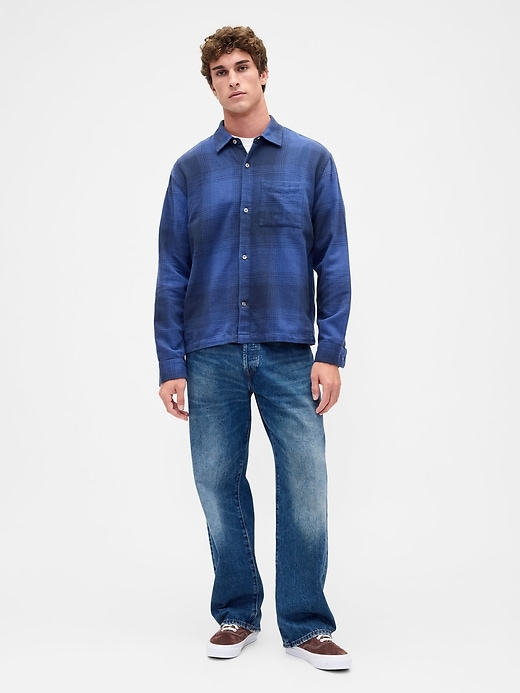 chemise en flanelle décontractée