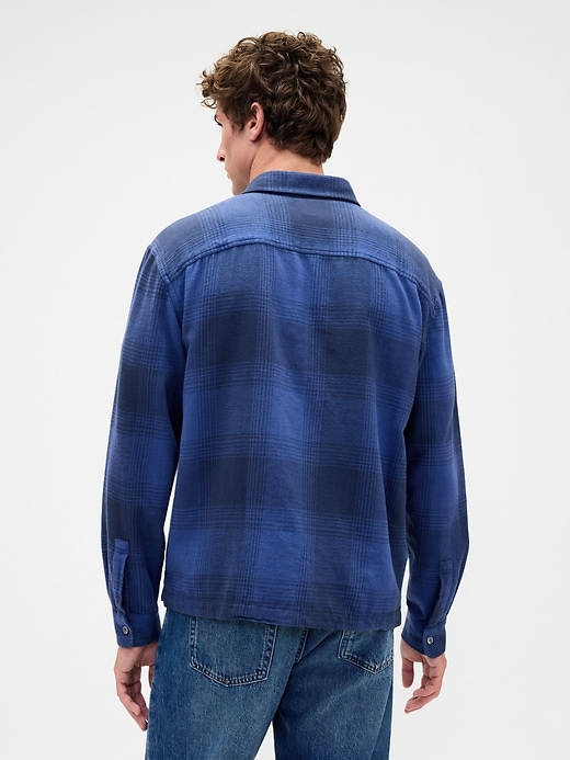 chemise en flanelle décontractée