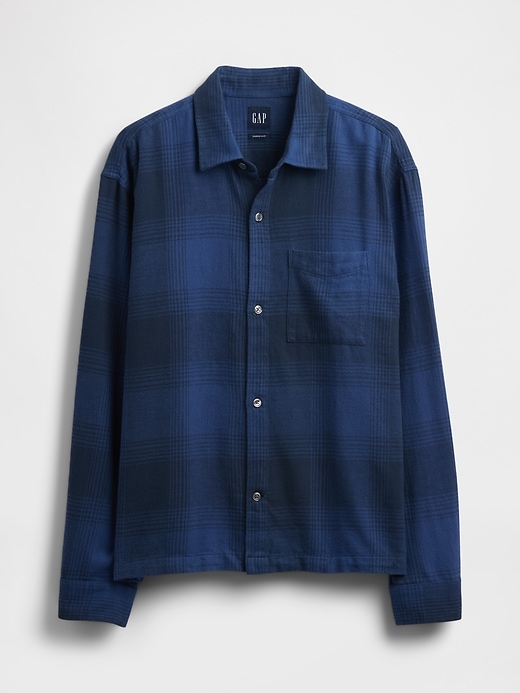 chemise en flanelle décontractée