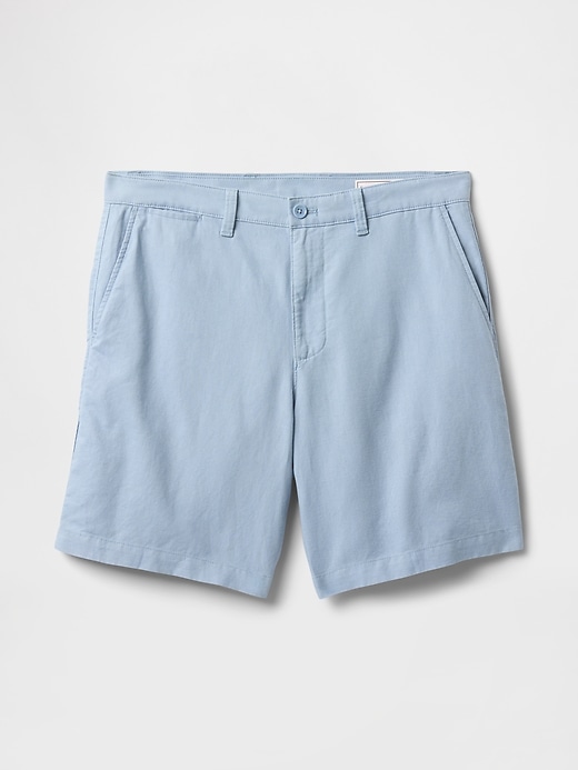 short en lin et coton de 20 cm