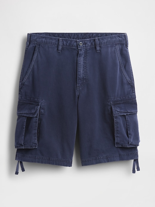 short cargo ample en sergé