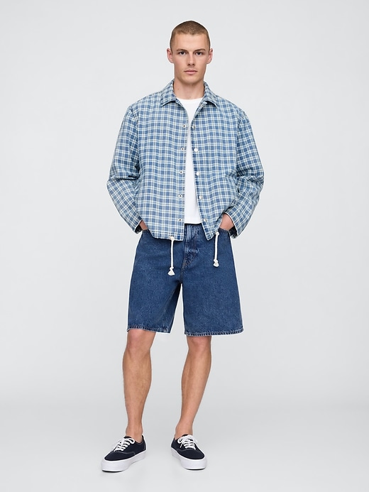 short en jean ample des années 90