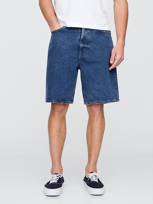 short en jean ample des années 90