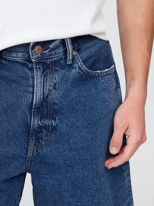 short en jean ample des années 90