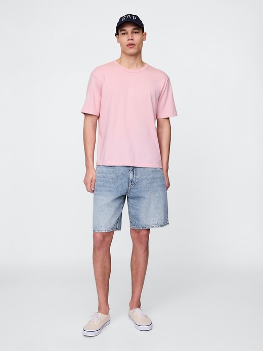 short en jean ample des années 90