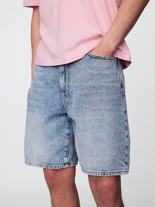 short en jean ample des années 90