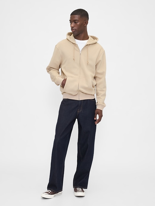 sweat à capuche zippé vintagesoft pour adulte