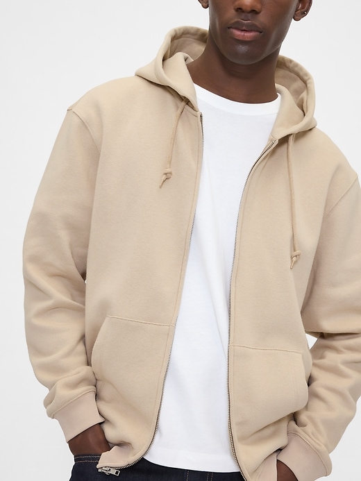 sweat à capuche zippé vintagesoft pour adulte