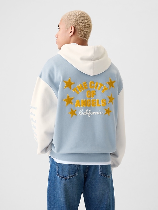 sweat à capuche gap avec logo de los angeles
