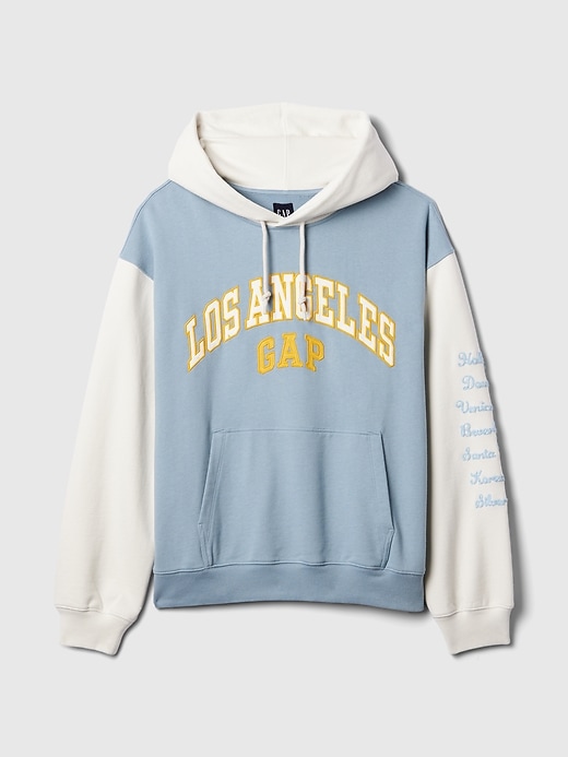 sweat à capuche gap avec logo de los angeles