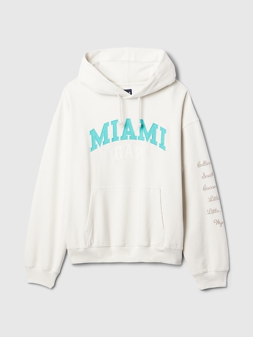 sweat à capuche gap avec logo de miami city