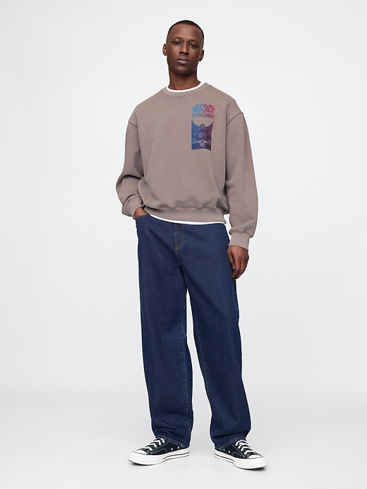 sweat-shirt graphique oversize star wars