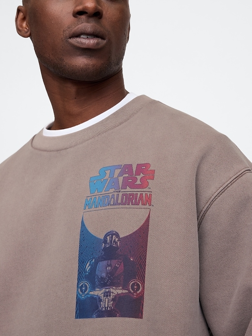sweat-shirt graphique oversize star wars