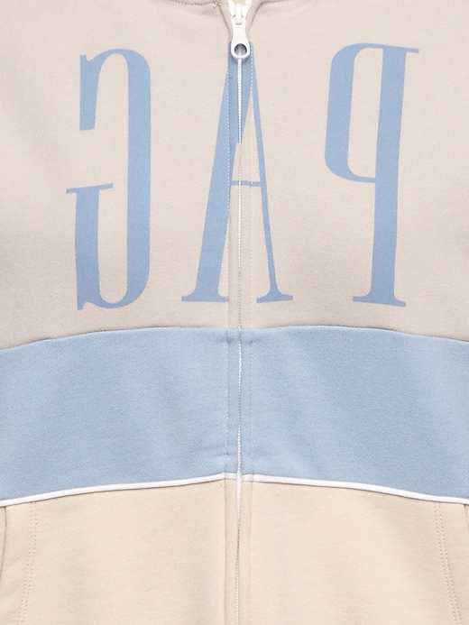 sweat à capuche zippé gap × hfr logo par richfresh