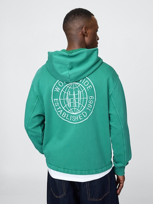 sweat à capuche gap en molleton épais avec logo