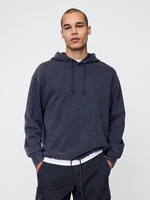 sweat à capuche gap en molleton épais avec logo