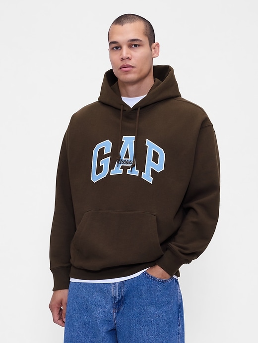 sweat à capuche épais gap athletic avec logo