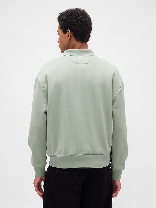 sweat-shirt polo épais et surdimensionné