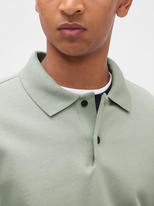 sweat-shirt polo épais et surdimensionné