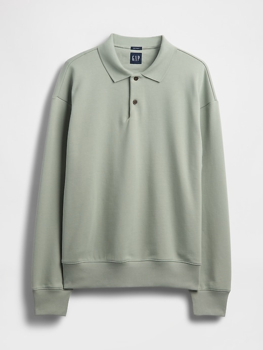 sweat-shirt polo épais et surdimensionné