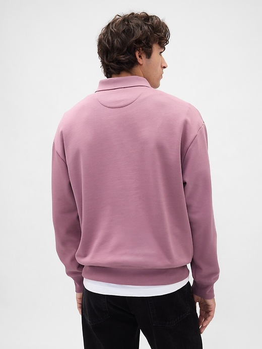 sweat-shirt polo épais et surdimensionné