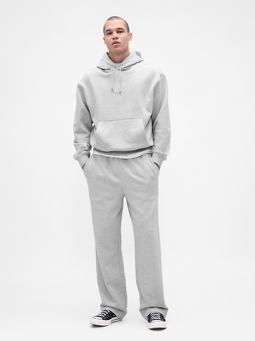 sweat à capuche oversize épais avec logo
