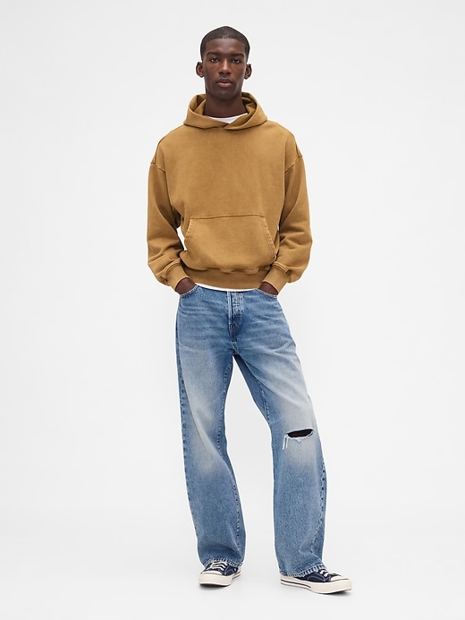 sweat à capuche oversize épais