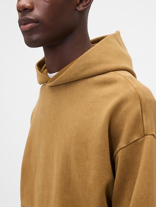 sweat à capuche oversize épais
