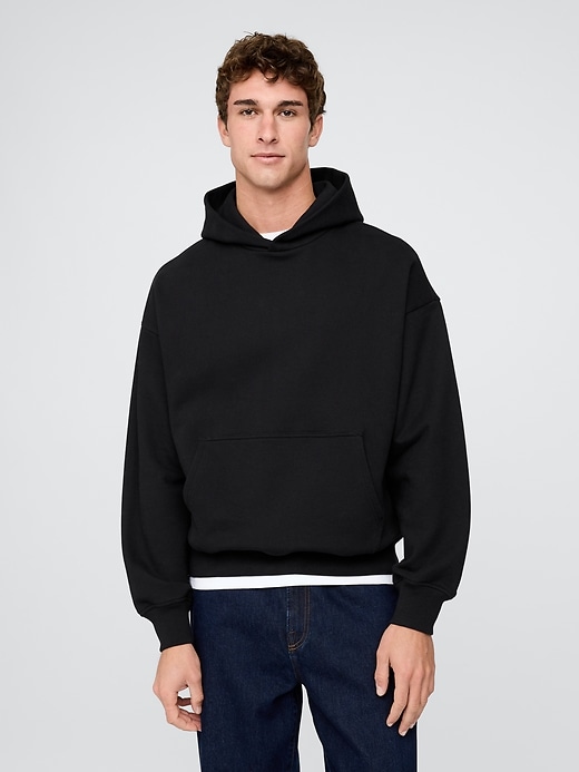 sweat à capuche oversize épais