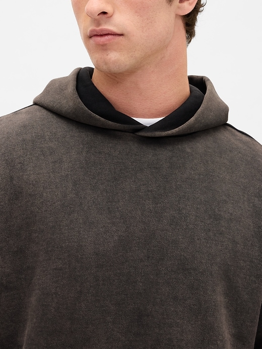 sweat à capuche oversize épais