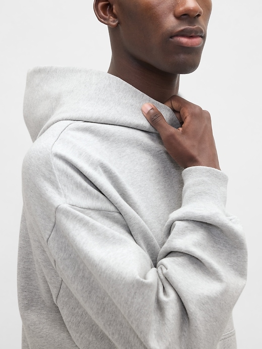 sweat à capuche oversize épais