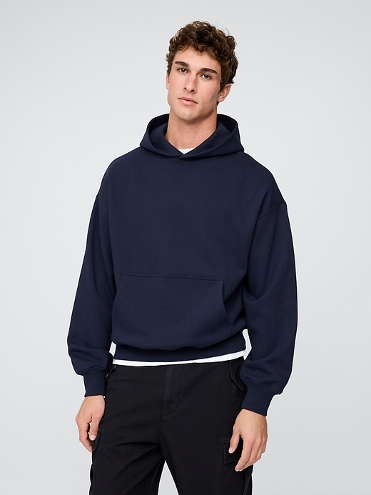 sweat à capuche oversize épais