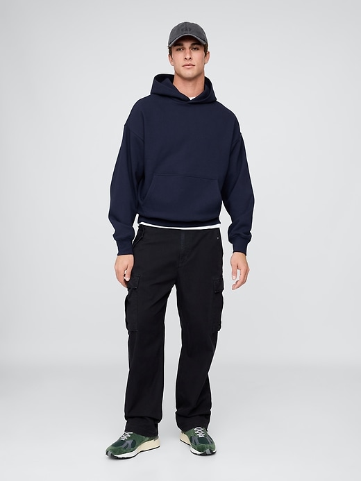 sweat à capuche oversize épais