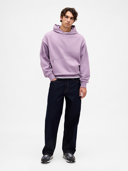 sweat à capuche oversize épais