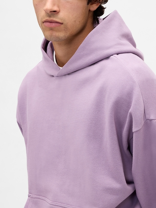 sweat à capuche oversize épais