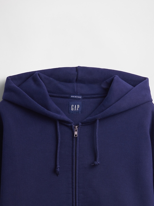 sweat à capuche zippé en molleton extra épais