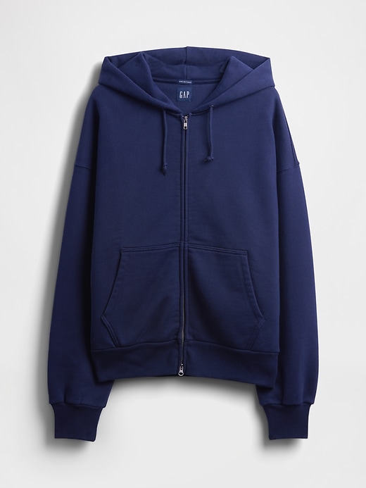 sweat à capuche zippé en molleton extra épais