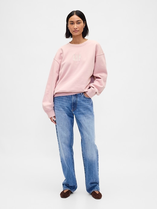 sweat-shirt oversize épais à logo